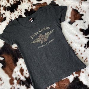 Y2K Harley Davidson Graphic Tee